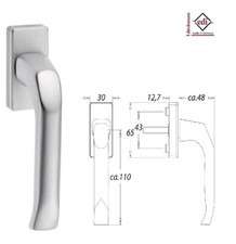 Fenstergriff 1003/1035 Alu F12