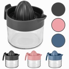 Zitruspresse 2er Set Zitronenpresse Manuell Saftpresse Orangenpresse Pastellblau