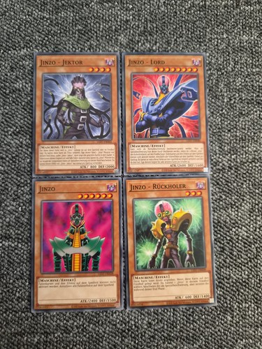 Jinzo set 4 karten - yu-gi-oh,