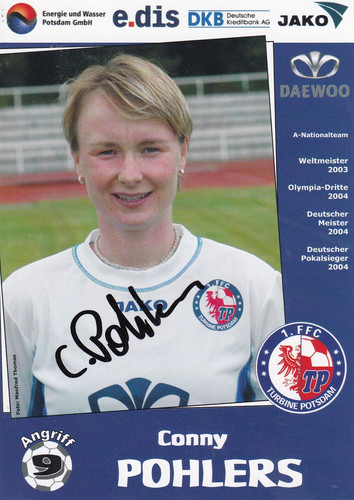 Autogramm conny pohlers - -,