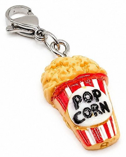 Popcorn tüte charm - popcorn, clip
