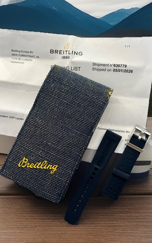 Breitling kautschuk band mit - breitling,