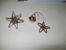 Christbaumschmuck alter Gablonzer Weihnachtsschmuck Federbaum Gansfederbaum #101