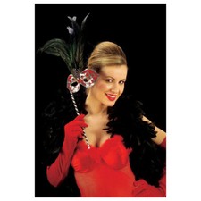 LANGE ROTE SAMT HANDSCHUHE /