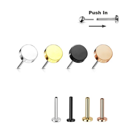 8mm titan stecksystem - stecksystem, labret