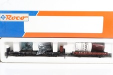 Roco H0 44083 Güterwagen Rungenwagen-Set der K.P.E.V. 2-teilig neuw. in OVP #F3