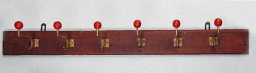 Garderobe hakenleiste haken - hakenleiste, 6