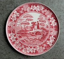 SPODE Tortenplatte rund weinrot "Towerdesign"
