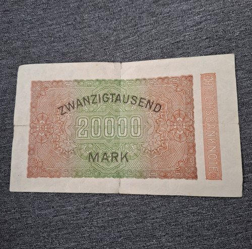 Reichsbanknote 20000 mark - reichsbanknote,