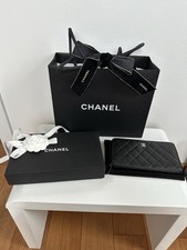 Chanel Portemonnaie Schwarz