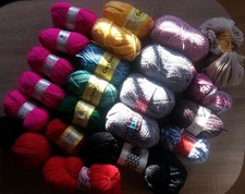 großes Wollepaket verschiedene Wollsorten