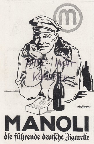 Berlin werbung 1916 - berlin,, manoli