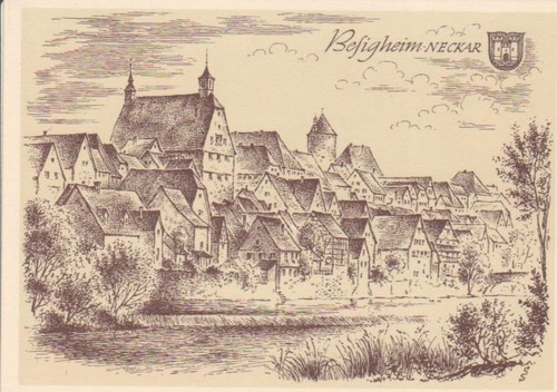 Besigheim künstlerkarte - besigheim, l