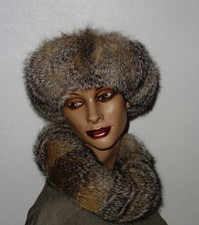 Graufuchs Pelz Stirnband