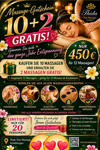 Thida thai massage - thai-massage, gutschein