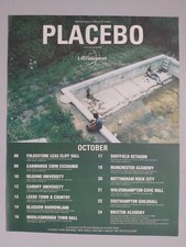 PLACEBO LIVE TOUR OCTOBER 1998