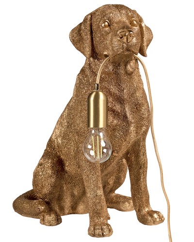 Tischlampe tierform hund - tischlampe, in