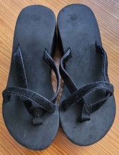 Schwarze Flip Flops Größe 38