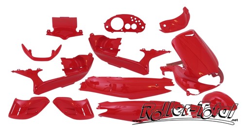 Verkleidungsset rot teile - rot,