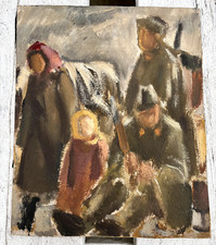 Orig. Ölbild -Sozialistischen Realismus - 50er Jahre - Neu gerahmt ! Kunst Öl