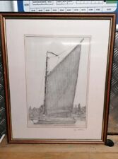 Chris Hutchins B. A. Originaldruck des Künstlers mit dem Titel The Wherry Albion 