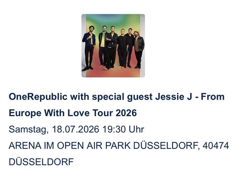 Onerepublic tickets golden - onerepublic,