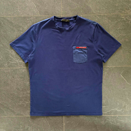 Prada herren shirt blau - prada,