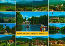 BY038-Ansichtskarte Bayerisch Eisenstein Arbersee Bodenmais Zwiesel Regen Lam