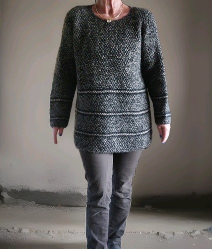 Handgestrickter neuer pullover - handgestrickter,