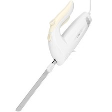 Clatronic Elektromesser EM 3062 weiß, 150 Watt, spezialgezahnte Klingen, NEU