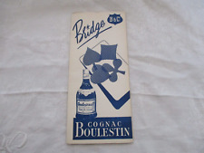 ALTES BESTELLBUCH WERBUNG BRIDGE COGNAC BOULESTIN