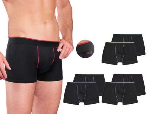 Herrenpant uni mit - paspel, 2er