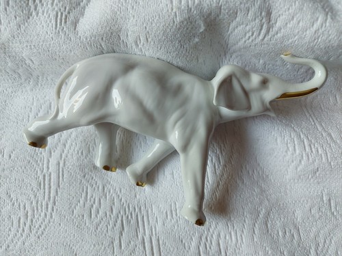 Gerold porzellan elefant weiß - porzellan,