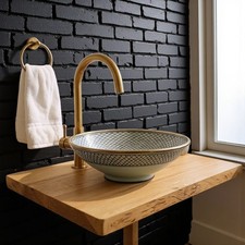 Waschtischplatte Massive Eiche