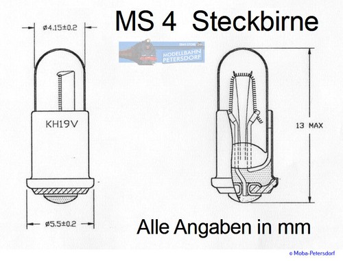Ersatzlampen ms4 sockel - ersatzlampen,