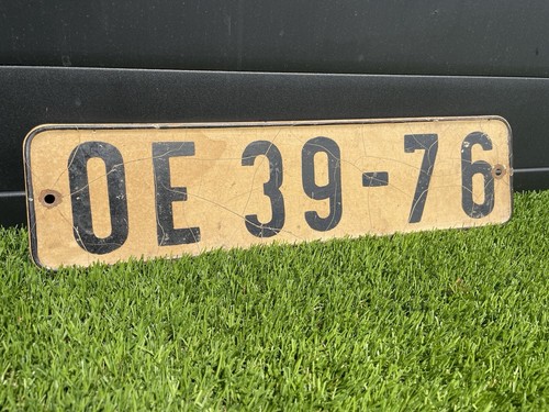 Altes ddr nummernschild kreis - altes,