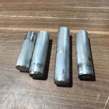 4x Aluminium Reststück Rund