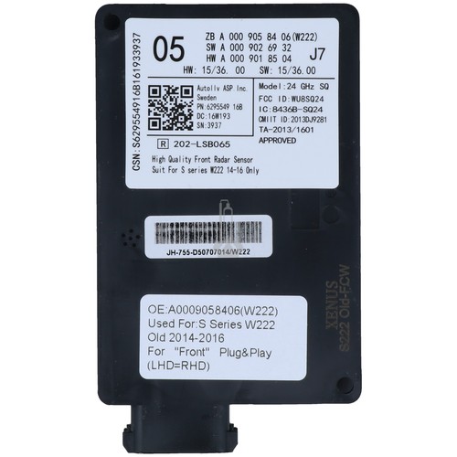 Xenus fcw radarsensor - xenus,