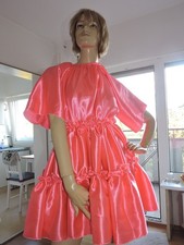 Zuckersüss Sissy Baby Kleid pink Satin saumweit Sonderpreis M/L