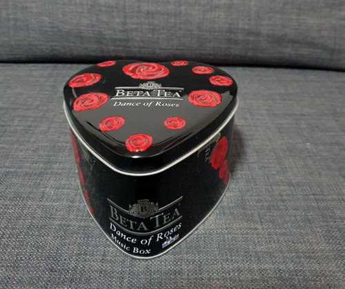 Teedose blechdose mit spieluhr - mit,