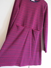 Schönes Winter Kleid von Yigga, Gr. 158/164, weinrot/lila