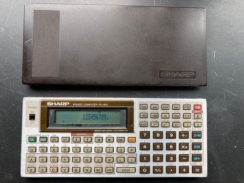 Sharp pocket computer 1403 - sharp,