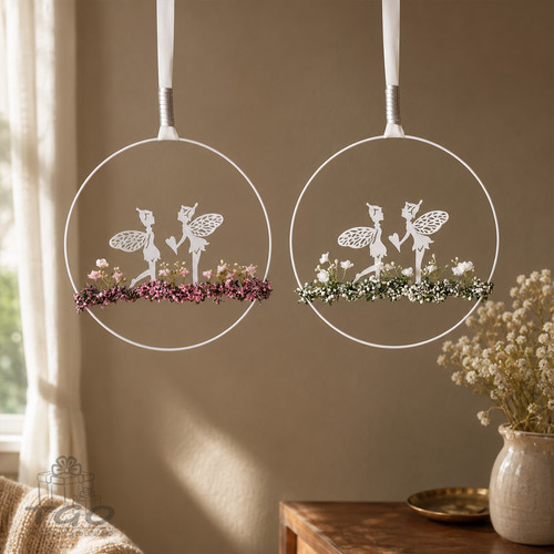 Fensterdeko hänger 2er elfe - fensterdeko,