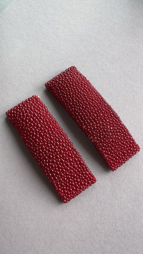Red stingray watch strap - by, de