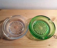 DDR Pressglas Aschenbecher  HO