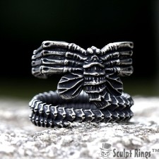 Sculpt Rings™ Alien Facehugger Ring Edelstahl Sci-Fi Gothic Schmuck