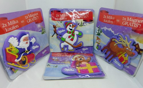 Milka kühlschrankmagnete xmas - kühlschrankmagnete,