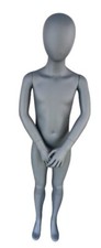 PolyForm Mannequin Schaufensterpuppe Puppe Junge 10Jahre 144 cm Poly Form Grau 