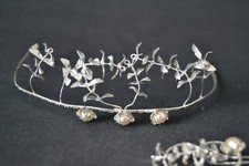 DDR Diadem und Anstecknadel für silberne Hochzeit