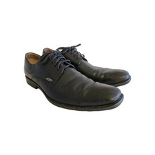 Mercedes Herren Business Schuhe, Gr. 44 Uk 9,5 Leder Schwarz